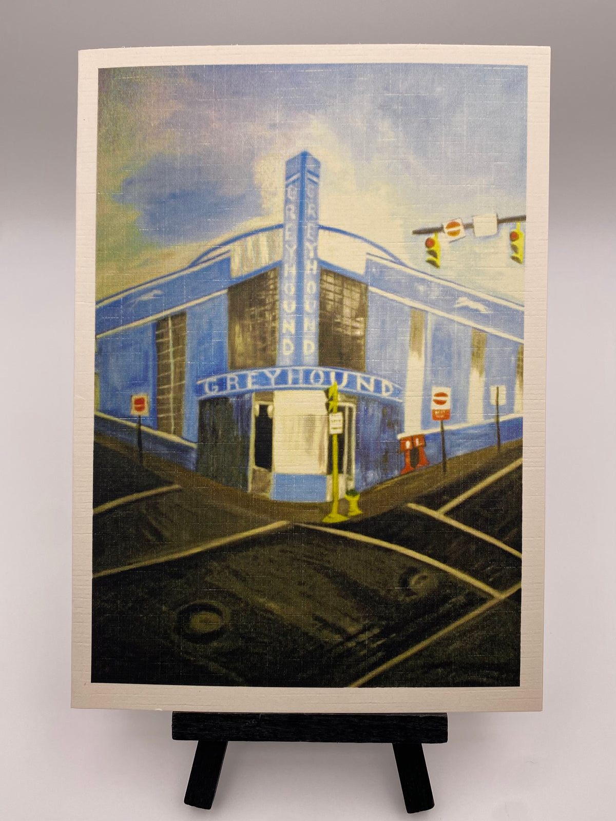 Billy Twymon - Greyhound (Greeting Card Print)