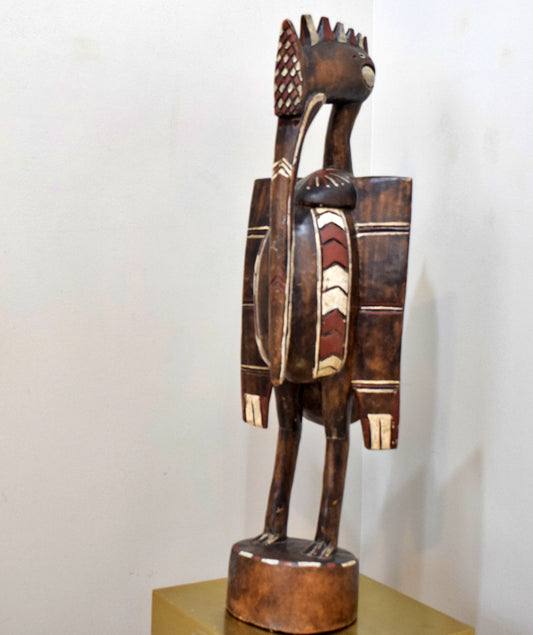 Wooden Bird Statue