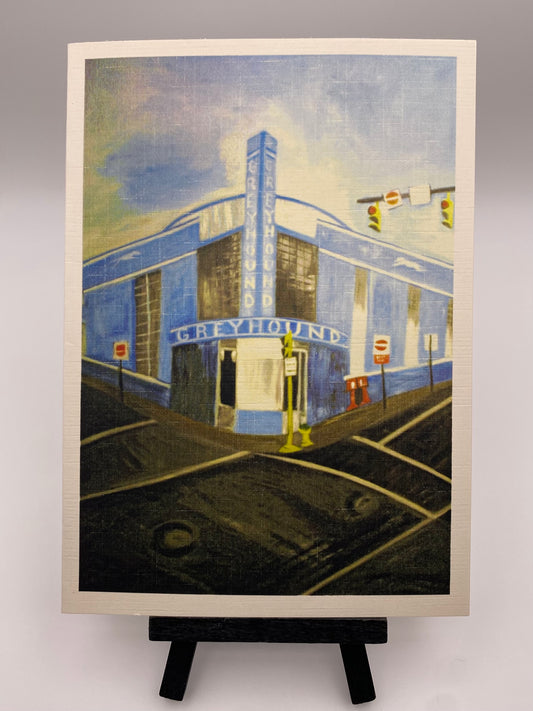 Billy Twymon - Greyhound (Greeting Card Print)