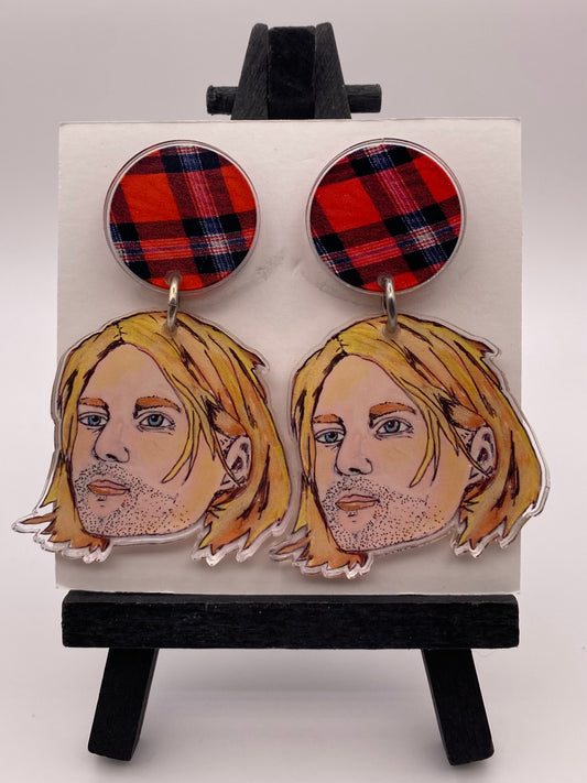 Kurt Cobain Earrings