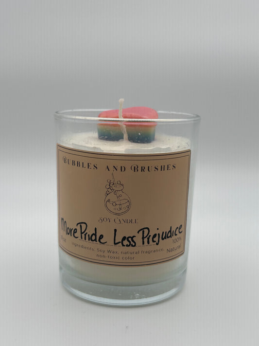 More Pride Less Prejudice Candle by Bubbles & Brushes